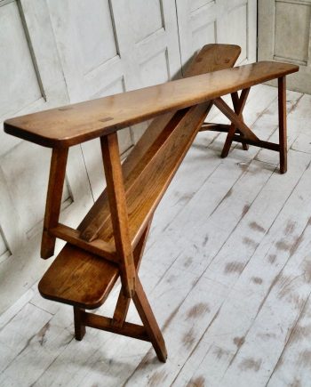 Antique French Provincial Trestle Benches (SOLD)
