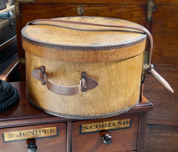 Antique Bentwood Hat Box (SOLD)