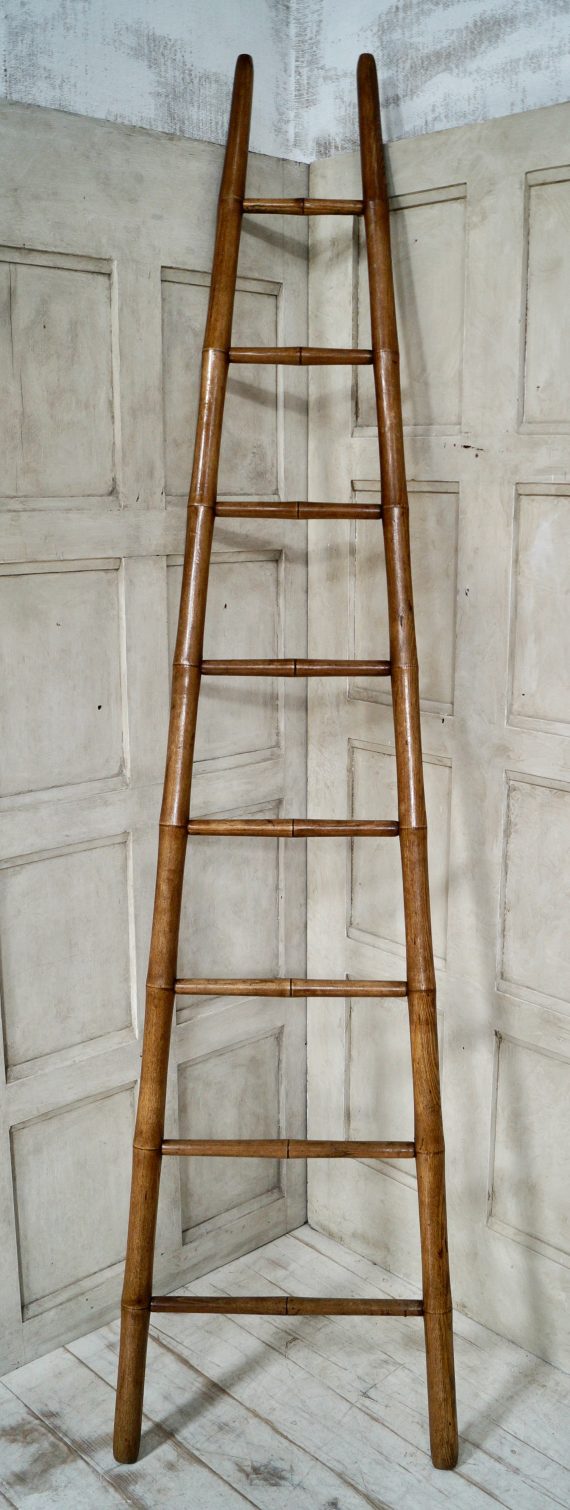 Turn of The Century Faux Bamboo Ladders (SOLD)