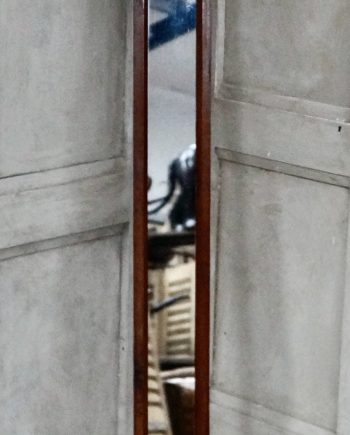 19th Century Narrow Mahogany Shop Mirror (SOLD)