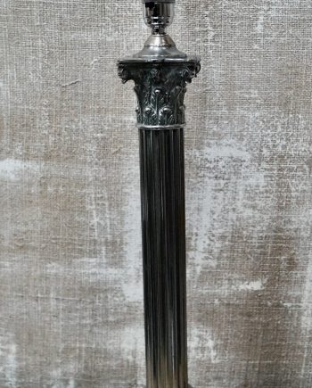 19th Century Corinthian Column Lamp Base By J.Hinks & Sons