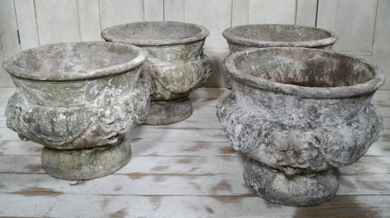Turn Of The Century Stone Garden Planters (SOLD)