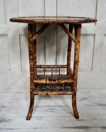 Victorian Chinoiserie Tiger Bamboo Table (SOLD)