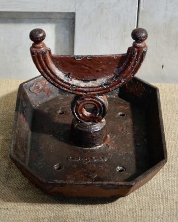 Early Kenrick & Co Cast Iron Boot Scrape