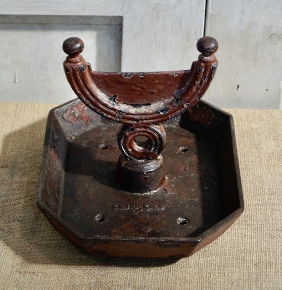 Early Kenrick & Co Cast Iron Boot Scrape