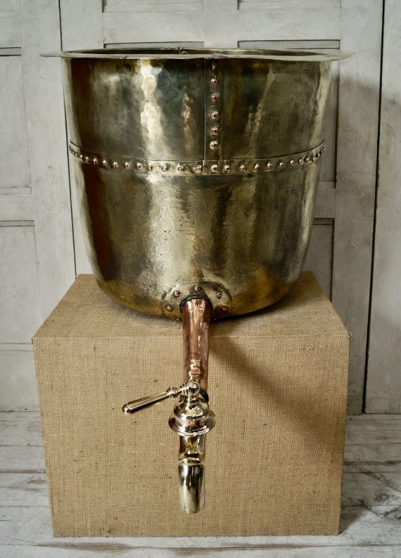 Antique French Brass & Copper Wine Still