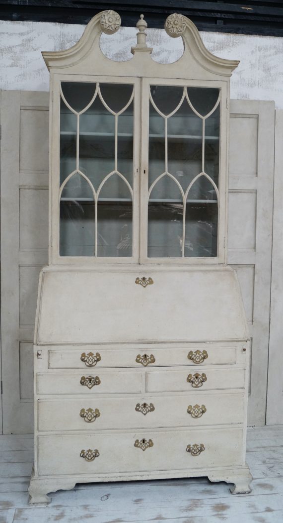 Victorian Astra Glazed Bureau Bookcase (SOLD)
