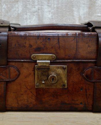 Antique Leather Fishing Tackle Case by Farlow & Co (SOLD)