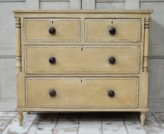 Victorian Painted Chest Of Drawers (SOLD)