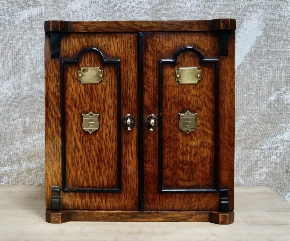 Antique Victorian Oak Humidor (SOLD)