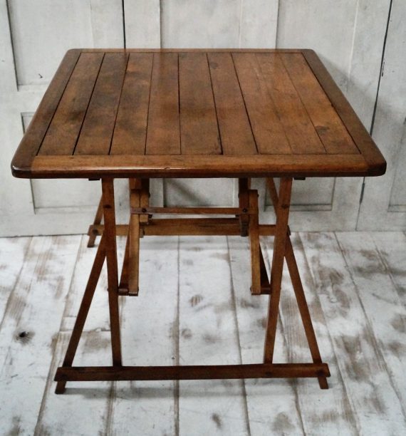 Antique Pine Campaign Field Table (SOLD)