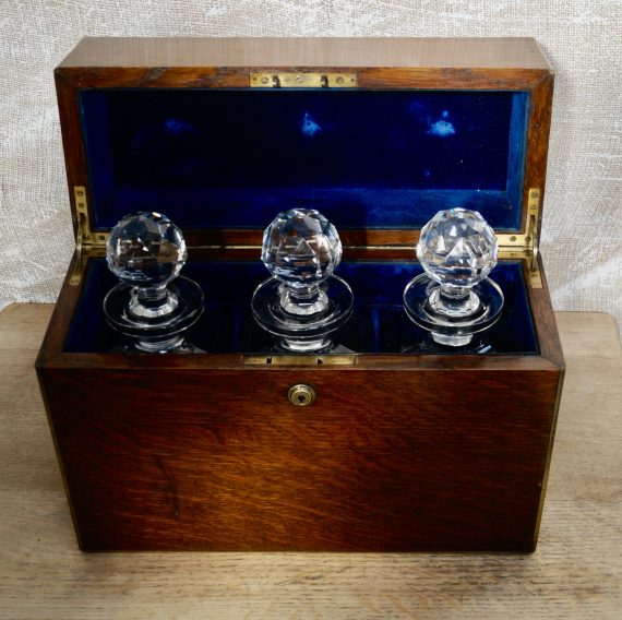 Victorian Army Navy Oak Tantalus (SOLD)