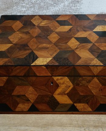 Antique French Marquetry Stationary Box (SOLD)