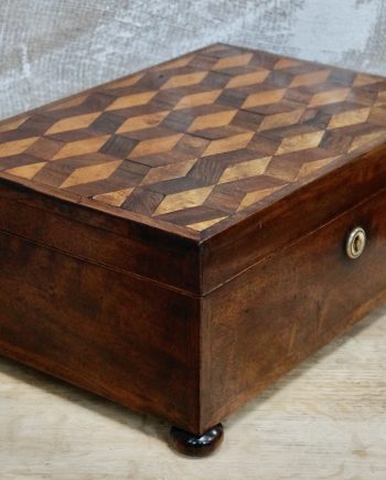 Antique French Marquetry Jewellery Box (SOLD)