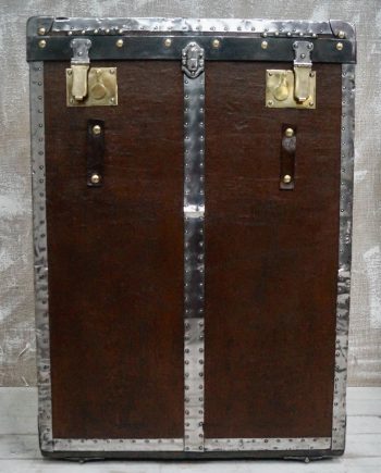 Antique Emil Kasper Canvas Dispatch Trunk