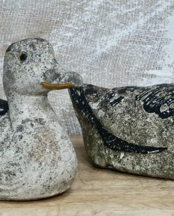 A Pair of Vintage Stone Ducks (SOLD)