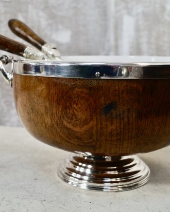 Victorian Oak Daniel & Arter Salad Bowl (SOLD)