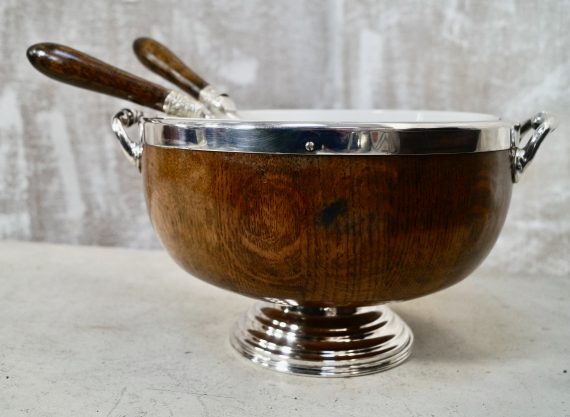 Victorian Oak Daniel & Arter Salad Bowl (SOLD)