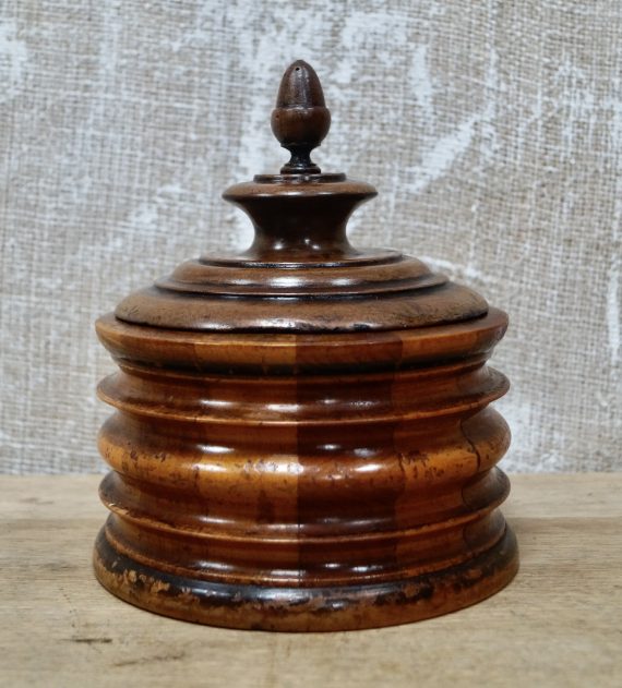 Antique Treen 19th Century Dutch Tobacco Jar (SOLD)