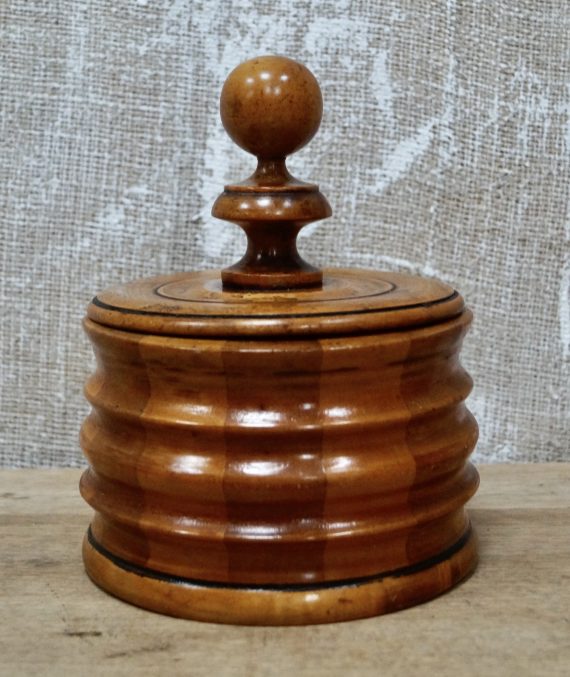 Antique Treen 19th Century Dutch Tobacco Jar