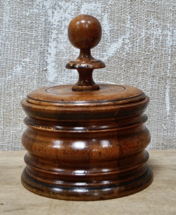 Antique Treen 19th Century Dutch Tobacco Jar
