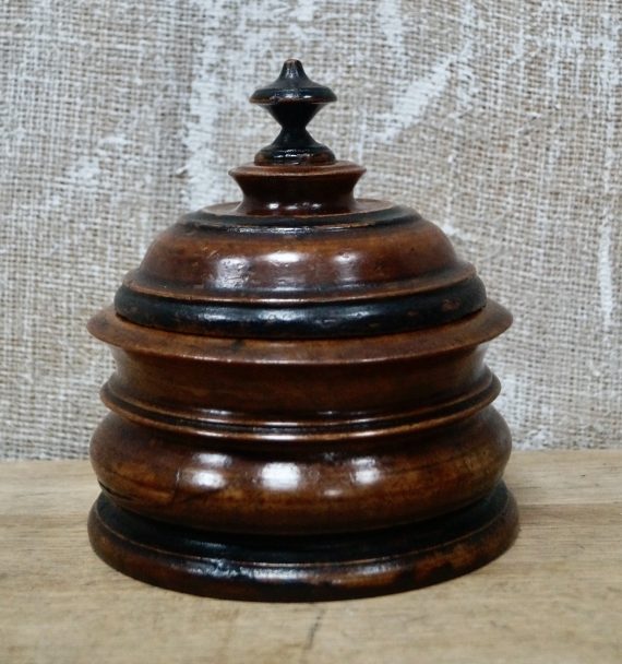Antique Treen 19th Century Dutch Tobacco Jar (SOLD)
