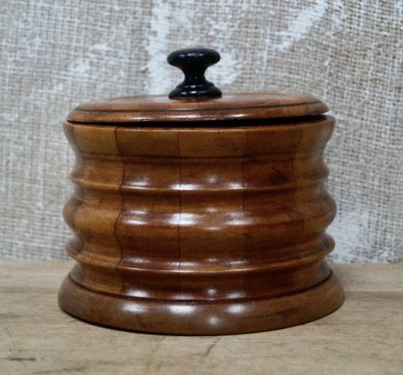 Antique Treen 19th Century Dutch Tobacco Jar