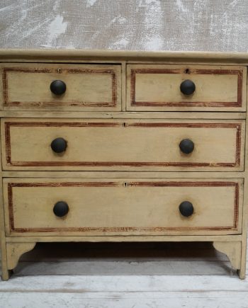 Victorian Painted Chest Of Drawers (SOLD)