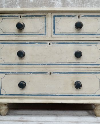 Victorian Painted Chest Of Drawers (SOLD)