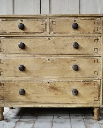 Victorian Painted Chest Of Drawers (SOLD)