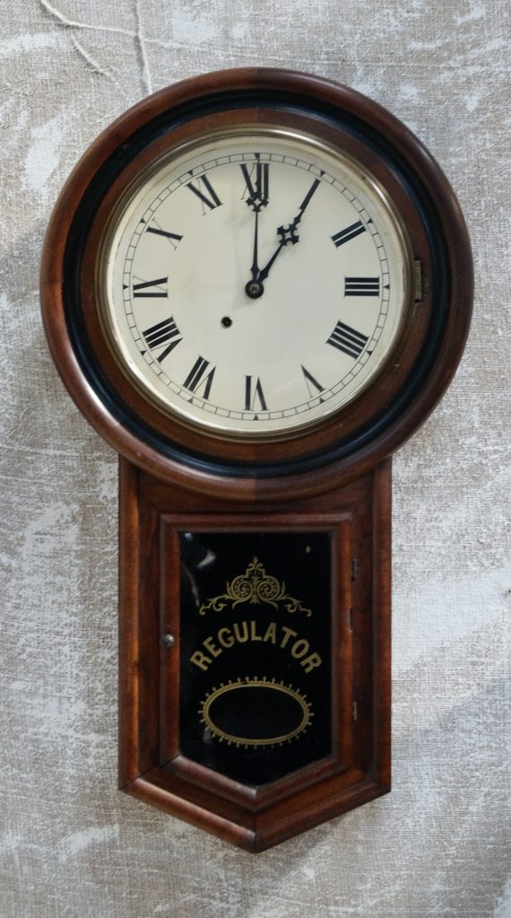 Ansonia Long Drop Regulator School Wall Clock (SOLD)