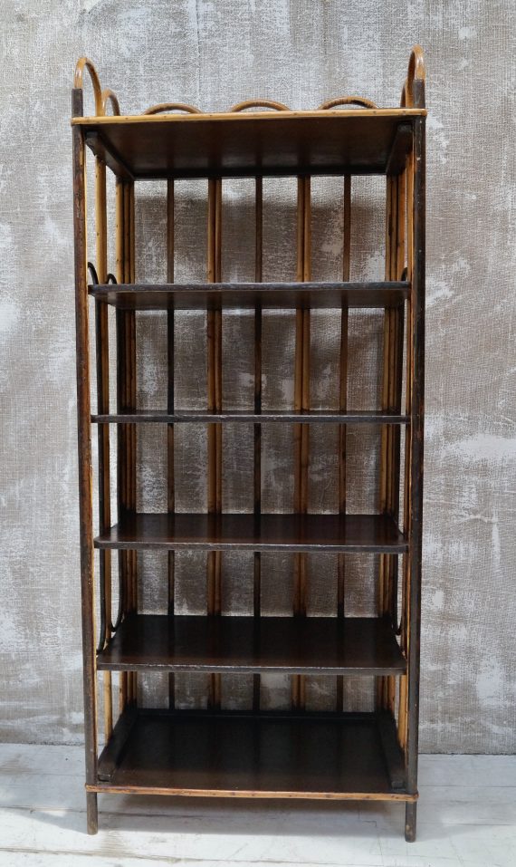 Regency Bamboo Slipper Shelf (SOLD)