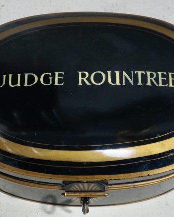Antique Oval Judges Wig Tin (SOLD)