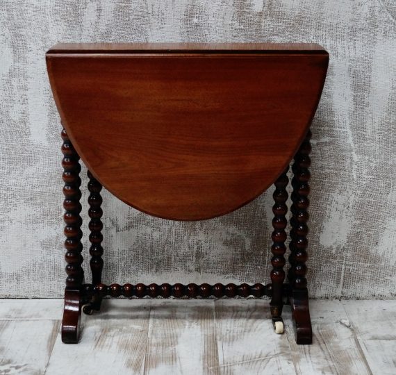 Walnut Bobbin Turned Table
