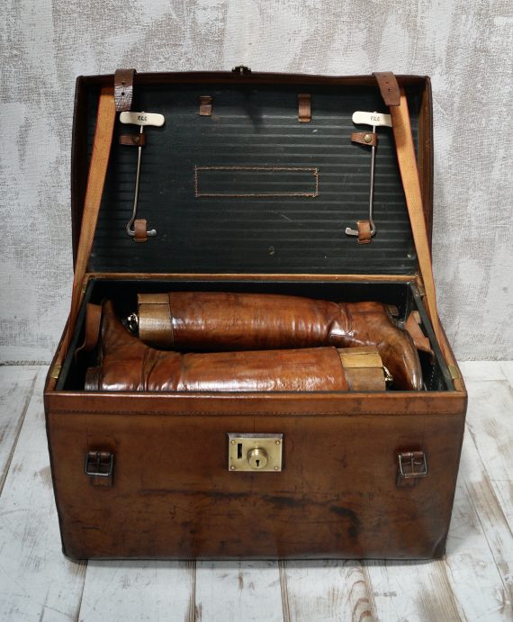 Victorian Peal & Co Leather Boot Trunk (SOLD)
