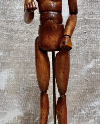 Antique Articulated Artist Model On Stand