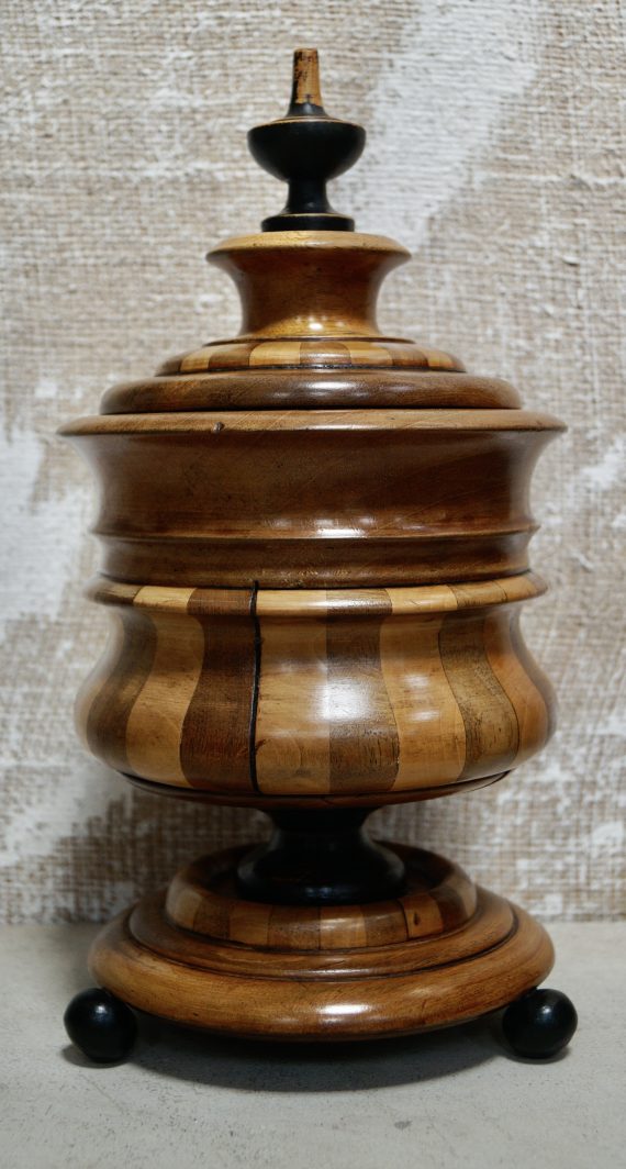 Antique Treen 19th Century Dutch Tobacco Jar (SOLD)