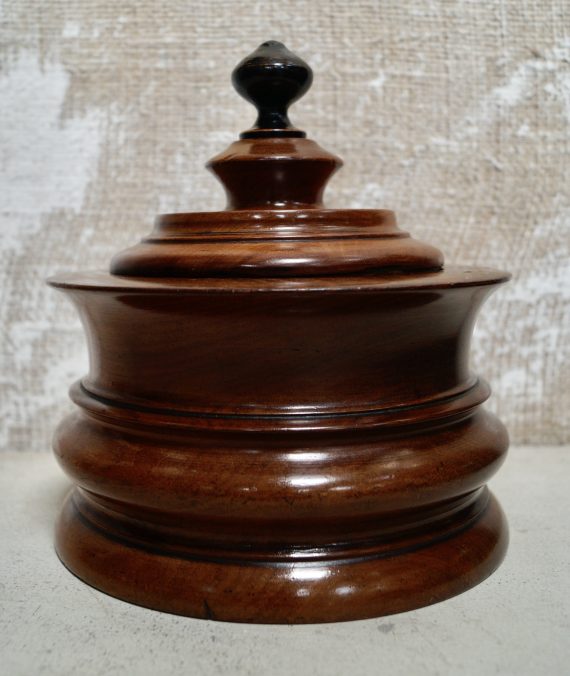 Antique Treen 19th Century Dutch Tobacco Jar (SOLD)