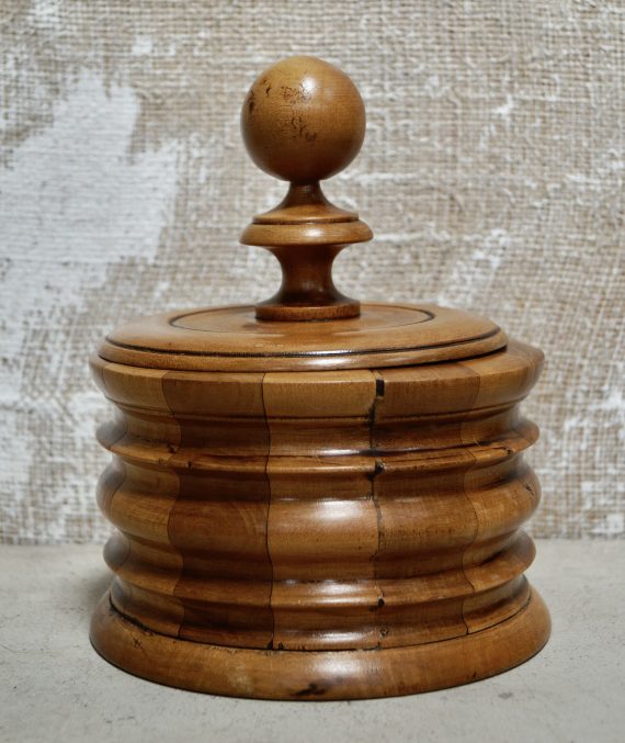 Antique Treen 19th Century Dutch Tobacco Jar