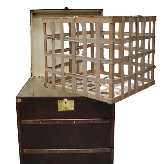Large Moynat Hat Trunk