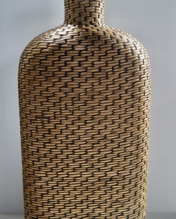 Vintage Wicker Woven Flask