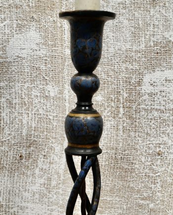 Antique Kashmiri Candlestick Table Lamp (SOLD)