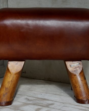 Vintage Leather Pommel Foot Stool (SOLD)