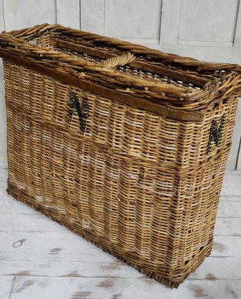 Large Industrial Wicker Basket (SOLD)