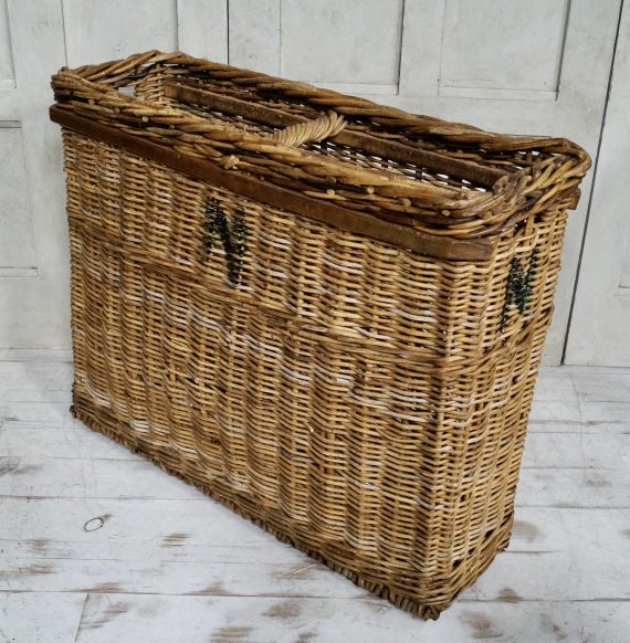 Large Industrial Wicker Basket (SOLD)