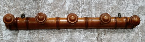 Antique Faux Bamboo Coat Rack (SOLD)