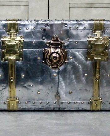 Vintage Aluminium Travel Trunk (SOLD)