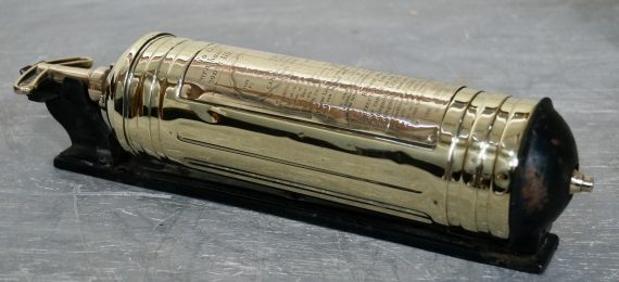 Vintage Brass Pyrene Fire Extinguisher (SOLD)