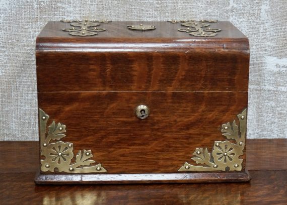 Victorian Desk Tidy Stationary Box