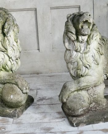 Pair Of Medici Stone Lions (SOLD)
